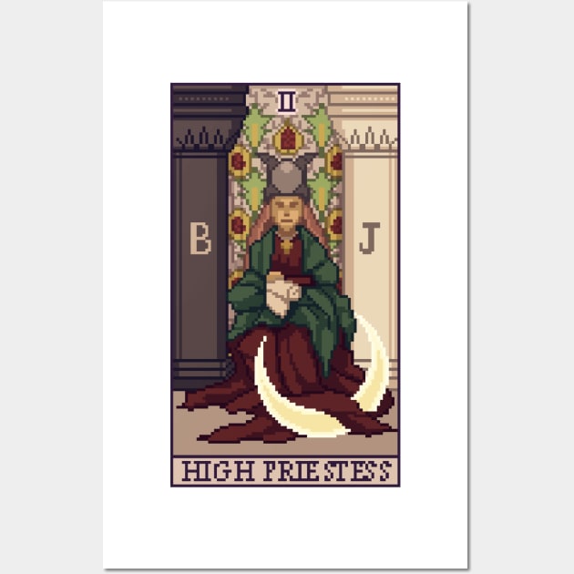 The High Priestess Wall Art by cheeseekins